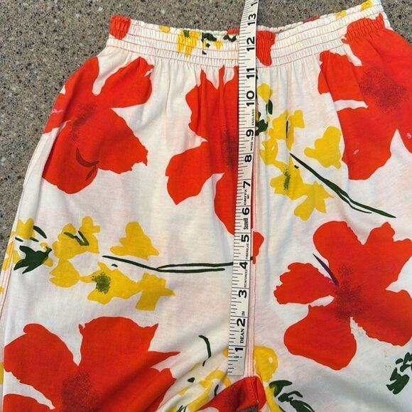 GENE EWING BIS Vintage 1990 Poppy Floral Sleeveless Top & Pants 2 Piece Set - Picture 6 of 12